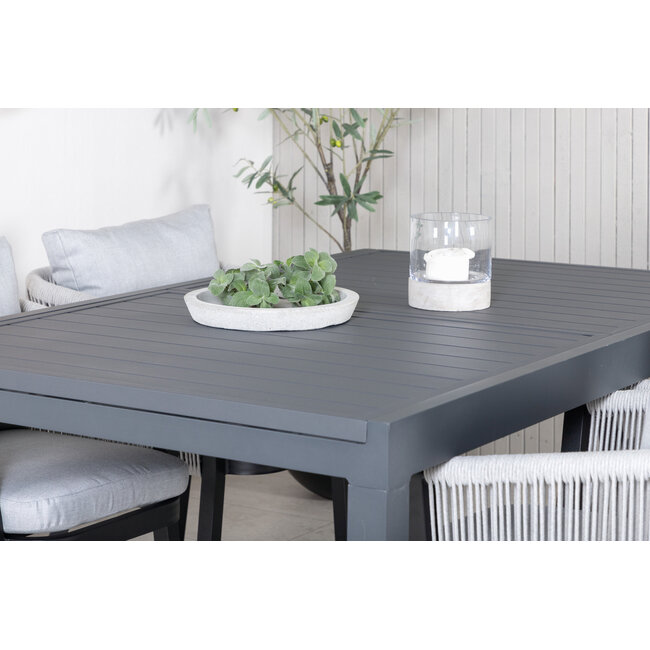 Gartenmöbel-Set Marbella – Mediterrane Aluminium-Gartengarnitur für Terrasse und Garten, wetterfest und stilvoll