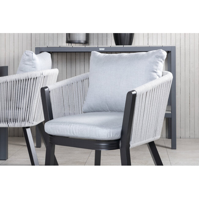 Gartenmöbel-Set Marbella – Mediterrane Aluminium-Gartengarnitur für Terrasse und Garten, wetterfest und stilvoll