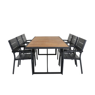 Venture Home Gartenmöbel-Set Khung ganzjährig – Outdoor-Garnitur frostsicher robust