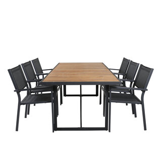 Venture Home Gartenmöbel-Set Khung Dinner – Outdoor-Essgruppe für Sommerabende