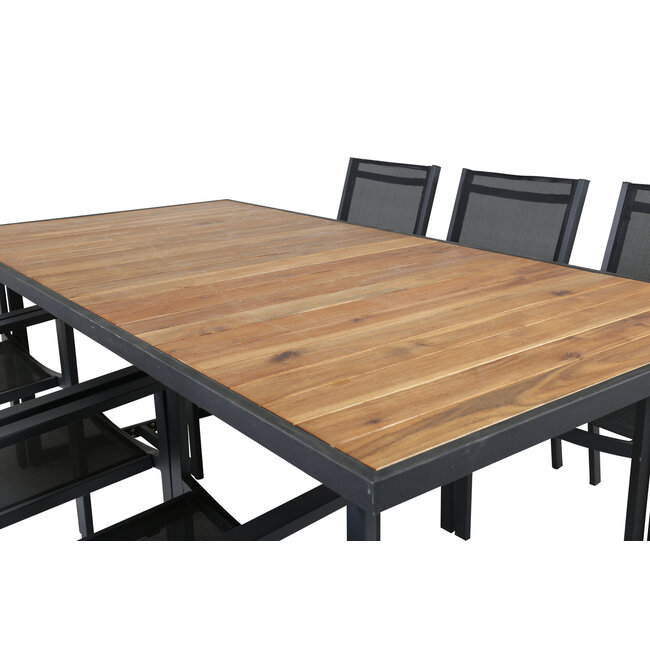 Gartenmöbel-Set Khung Dinner – Elegante Outdoor-Essgruppe für unvergessliche Sommerabende auf Terrasse und Garten