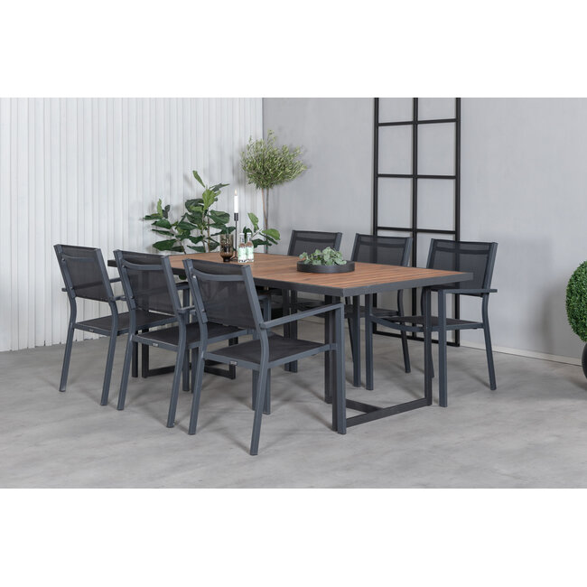 Gartenmöbel-Set Khung Dinner – Elegante Outdoor-Essgruppe für unvergessliche Sommerabende auf Terrasse und Garten