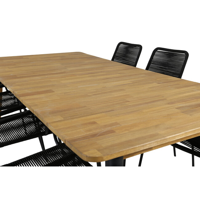 Gartenmöbel-Set Julian 6-teilig – Elegante Outdoor-Essgruppe für 6 Personen, wetterfest und pflegeleicht