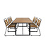 Gartenmöbel-Set Khung Lounge – Stilvolle Outdoor-Gartengarnitur mit entspanntem Loungecharakter für Garten und Terrasse
