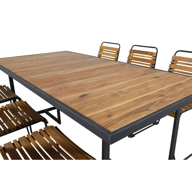 Gartenmöbel-Set Khung Lounge – Stilvolle Outdoor-Gartengarnitur mit entspanntem Loungecharakter für Garten und Terrasse