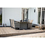 Gartenmöbel-Set Padova Malin – Outdoor-Essgruppe aus Polyrattan, Aluminium & Glas für Garten und Terrasse