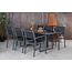 Gartenmöbel-Set Dallas Lounge – Geräumige Outdoor-Gartengarnitur für viele Gäste, wetterfest und komfortabel