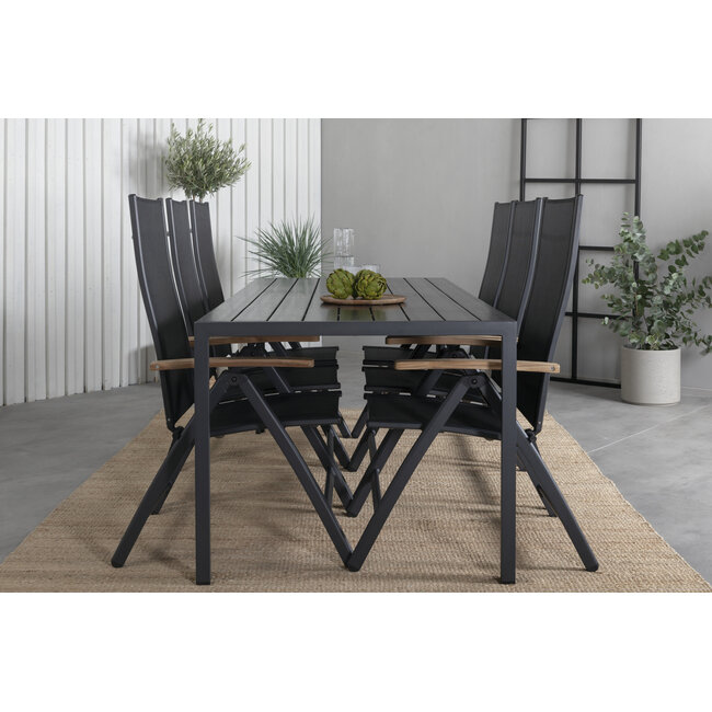 Gartenmöbel-Set Break kompakt – Platzsparende Aintwood-Gartengarnitur für Balkon und kleine Terrassen, ideal für 2 Personen