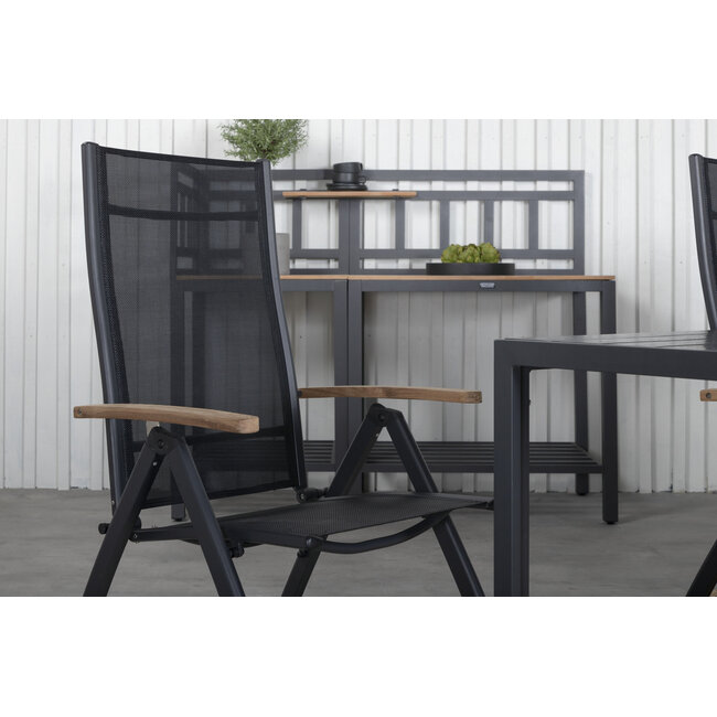Gartenmöbel-Set Break kompakt – Platzsparende Aintwood-Gartengarnitur für Balkon und kleine Terrassen, ideal für 2 Personen