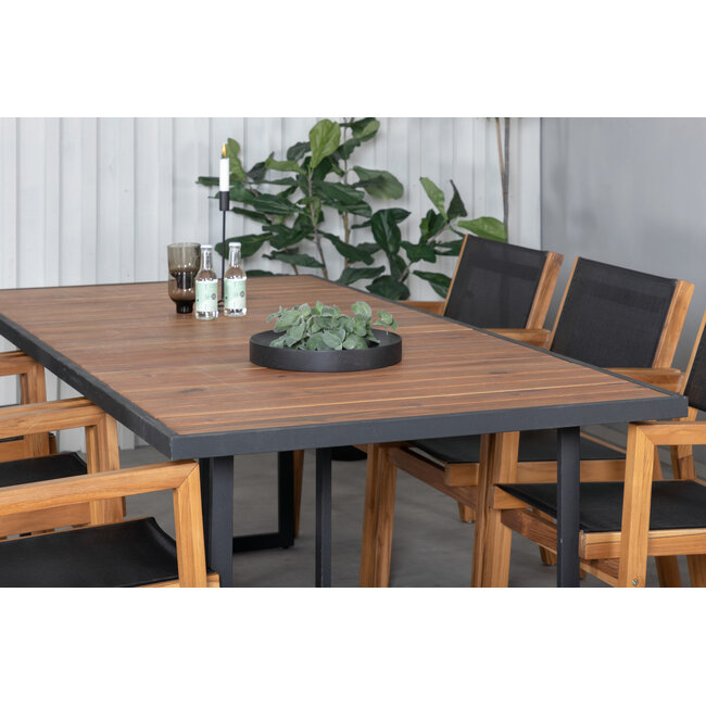 Gartenmöbel-Set Khung kompakt – Platzsparende Outdoor-Gartengarnitur ideal für Balkon und kleine Terrassen