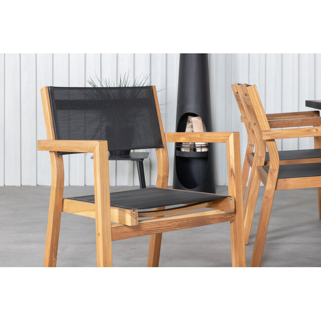 Gartenmöbel-Set Khung kompakt – Platzsparende Outdoor-Gartengarnitur ideal für Balkon und kleine Terrassen