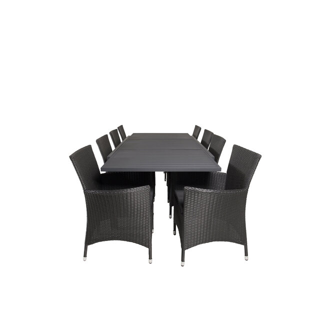 9-tlg. Essgruppe Marbella & Knick – Platz für die ganze Familie