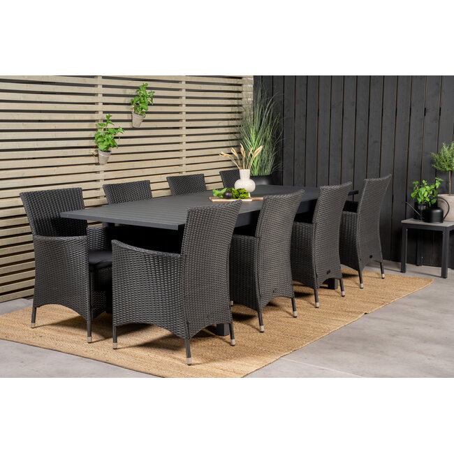 9-tlg. Essgruppe Marbella & Knick – Platz für die ganze Familie