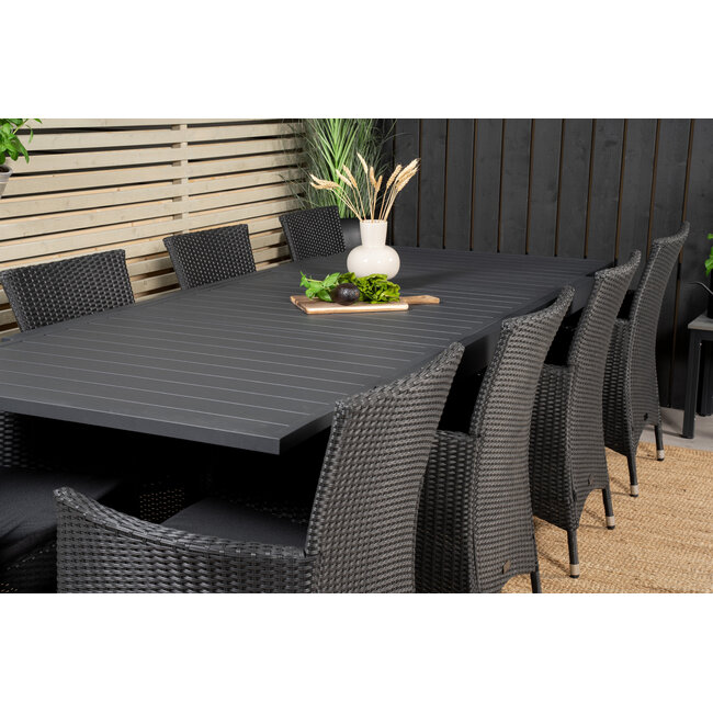 9-tlg. Essgruppe Marbella & Knick – Platz für die ganze Familie