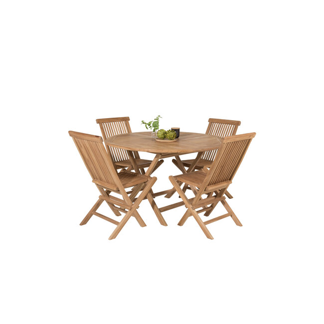 Gartenmöbel-Set Kenya, Kenya – Wetterfeste Essgruppe für den Garten