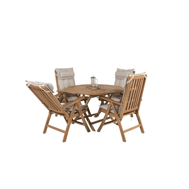 Gartenmöbel-Set Kenya – Wetterfeste Gartengarnitur