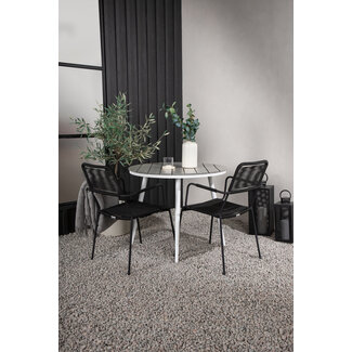 Venture Home Gartenmöbel-Set Break & Lindos – 6-teilig Outdoor Aintwood Aluminium Garnitur