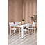 Gartenmöbel-Set Togo und Santorini – Mediterrane Outdoor-Essgruppe aus Teakholz und Aluminium