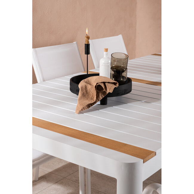 Gartenmöbel-Set Togo, Santorini – Wetterfeste Essgruppe für den Garten