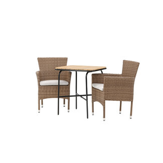 Venture Home Gartenmöbel-Set Holmbeck, Malina – Wetterfeste Essgruppe für den Garten