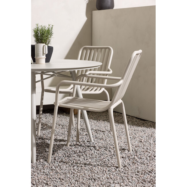 Gartenmöbel-Set Lina & Peking – Premium Outdoor-Gartengarnitur aus Aluminium, wetterfest und langlebig