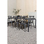Gartenmöbel-Set Borneo & Peking – Wetterfeste Outdoor-Essgruppe aus Aluminium mit Peking-Stühlen