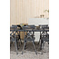 Gartenmöbel-Set Borneo & Peking – Wetterfeste Outdoor-Essgruppe aus Aluminium mit Peking-Stühlen