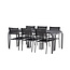 Gartenmöbel-Set Borneo und Copacabana – Wetterfeste Outdoor-Essgruppe aus Aluminium