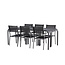 Gartenmöbel-Set Borneo und Copacabana – Wetterfeste Outdoor-Essgruppe aus Aluminium