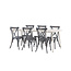 Gartenmöbel-Set Lina und Peking – Wetterfeste Outdoor-Essgruppe aus Aluminium