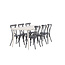 Gartenmöbel-Set Lina und Peking – Wetterfeste Outdoor-Essgruppe aus Aluminium