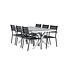 Gartenmöbel-Set Garcia und Copacabana – Outdoor-Essgruppe Aluminium mit Aintwood-Holzoptik