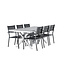 Gartenmöbel-Set Garcia und Copacabana – Outdoor-Essgruppe Aluminium mit Aintwood-Holzoptik