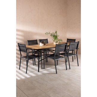 Venture Home Gartenmöbel-Set Holmbeck & Copacabana – Akazienholz Essgruppe mit Stil
