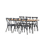 Gartenmöbel-Set Holmbeck & Peking – Outdoor-Essgruppe aus Akazienholz und Stahl