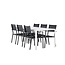 Gartenmöbel-Set Break & Copacabana – Tisch Aluminium Aintwood + Copacabana Stapelstühle Aluminium