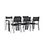Gartenmöbel-Set Break & Copacabana – Tisch Aluminium Aintwood + Copacabana Stapelstühle Aluminium
