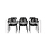 Gartenmöbel-Set Break & Lindos – Tisch Aluminium Aintwood + Lindos Armlehnstühle Rope