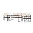 Lounge-Set Catania Beige – Moderne Outdoor-Lounge