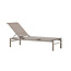 Gartenliege Massimo Beige – Outdoor-Sonnenliege 189×60 cm Stahl und Textilene