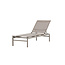 Gartenliege Massimo Beige – Outdoor-Sonnenliege 189×60 cm Stahl und Textilene