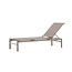 Gartenliege Massimo Beige – Outdoor-Sonnenliege 189×60 cm Stahl und Textilene