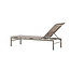 Gartenliege Massimo Beige – Outdoor-Sonnenliege 189×60 cm Stahl und Textilene