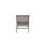 Gartenliege Massimo Beige – Outdoor-Sonnenliege 189×60 cm Stahl und Textilene