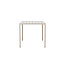 Gartentisch Mirko Beige – Outdoor-Esstisch 140×80 cm Aluminium und Polywood