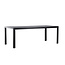 Gartentisch Mirko Schwarz – Outdoor-Esstisch 205×90 cm Aluminium und Polywood