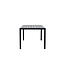 Gartentisch Mirko Schwarz – Outdoor-Esstisch 205×90 cm Aluminium und Polywood