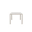 Gartentisch Mirko Beige – Outdoor-Esstisch 205×90 cm Aluminium und Polywood