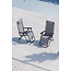 Gartenliege Vulcano Grau – Camping-Gartenliege Ø60 cm Stahl und Oxford-Stoff