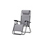 Gartenliege Vulcano Grau – Camping-Gartenliege Ø60 cm Stahl und Oxford-Stoff
